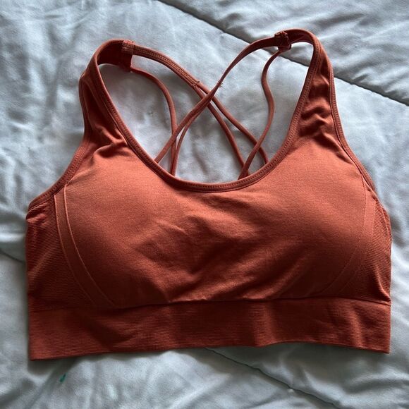 Other - Womens Padded Sports Bra Cross Back Bra Workout Strappy Bra Seamless Comfortable